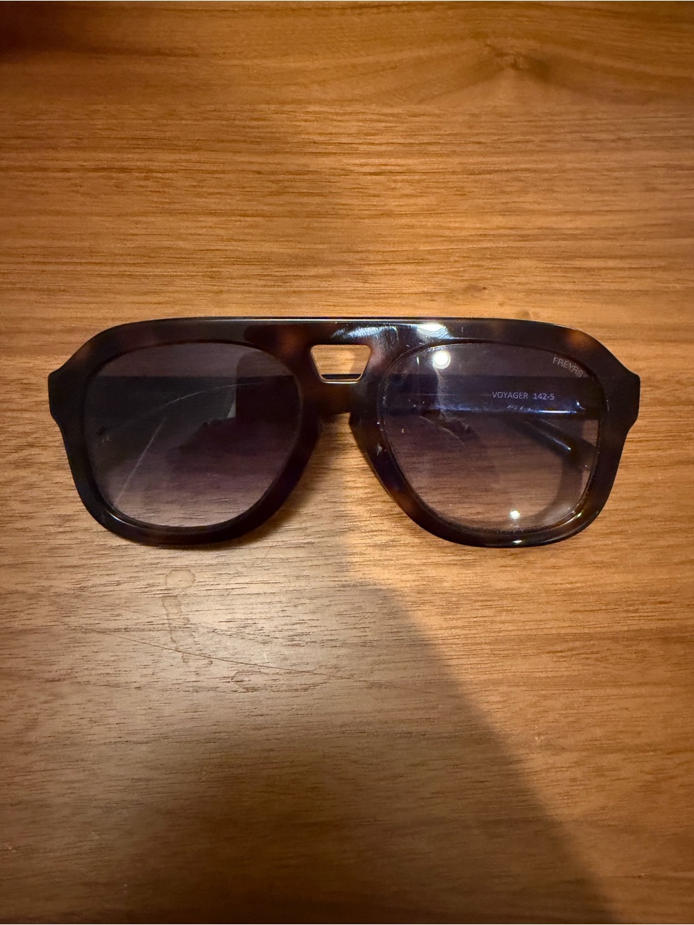 Freyrs Voyager Sunglasses in Tortoise / Blue- LIKE NEW